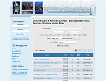 Tablet Screenshot of indianafestivalandfairs.com